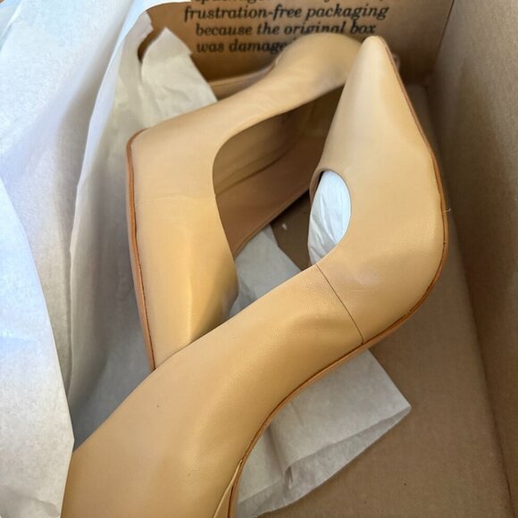 SCHUTZ Lou Light Nude Pumps s - Picture 7 of 9